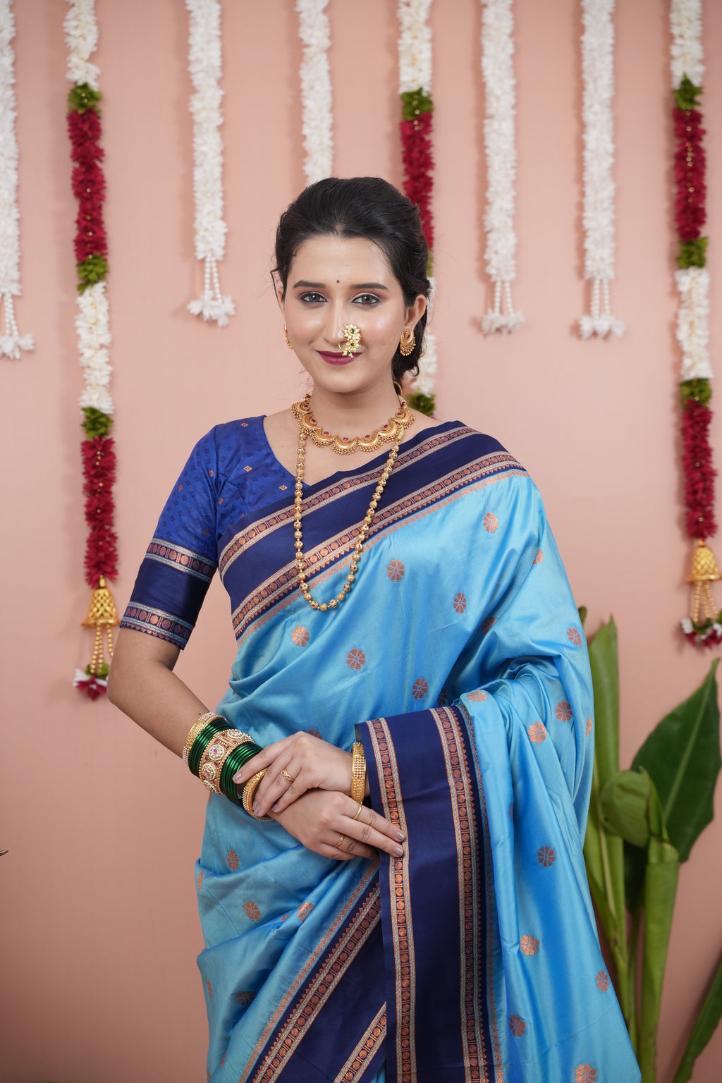 Pure Soft Silk Ethnic Zari Woven Paithani Saree