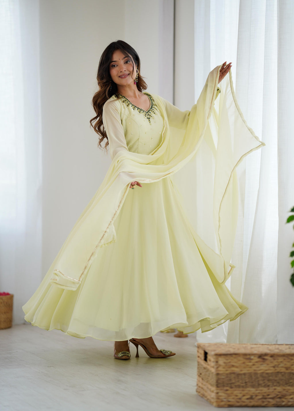 Zehra Embellished Flow Anarkali