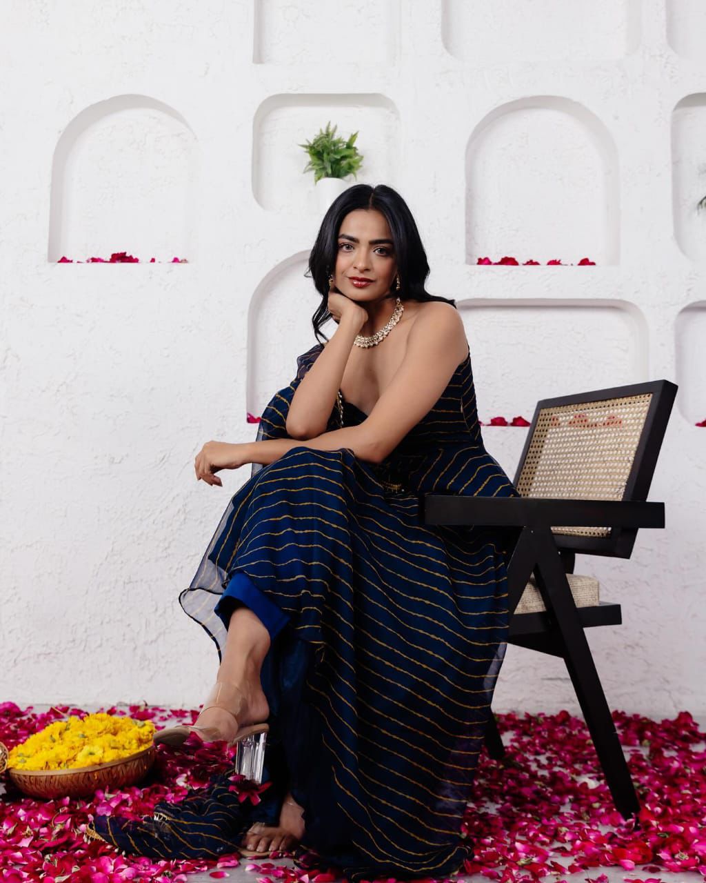 Meher Midnight Bloom Anarkali