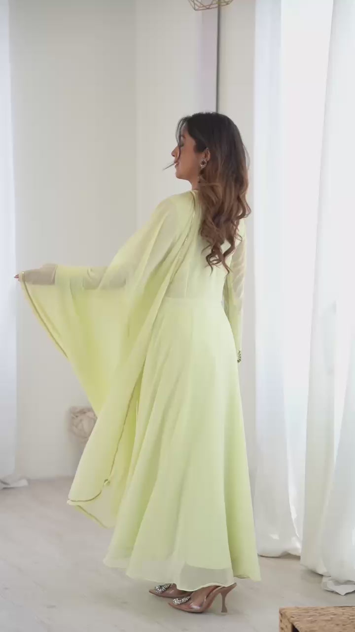 Zehra Embellished Flow Anarkali