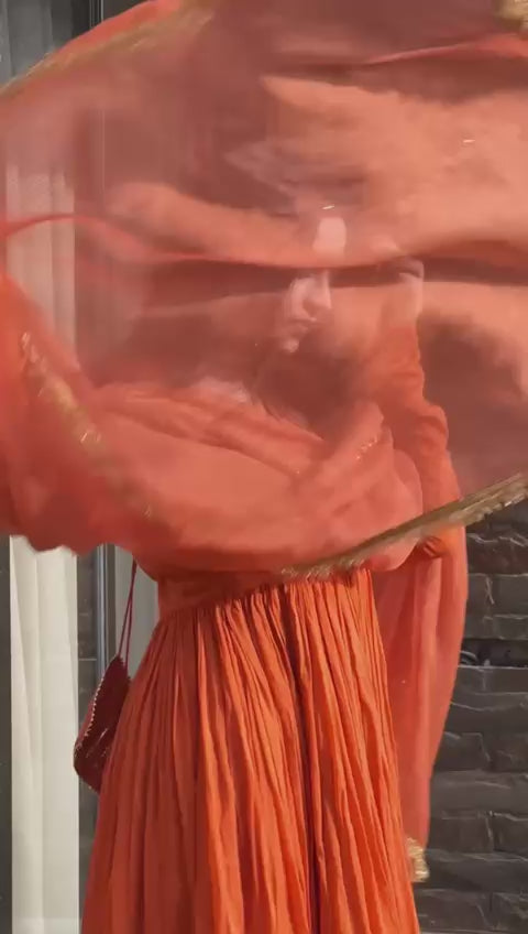 *Anarkali* - Chinnon Silk Anarkali